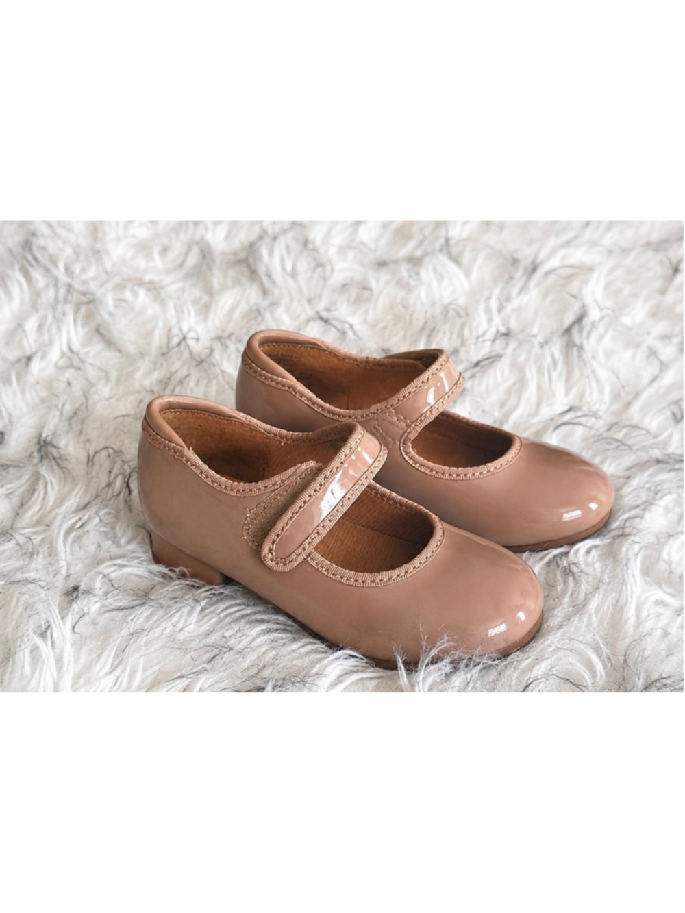 Tap Shoes Beige Size 10C Toddler